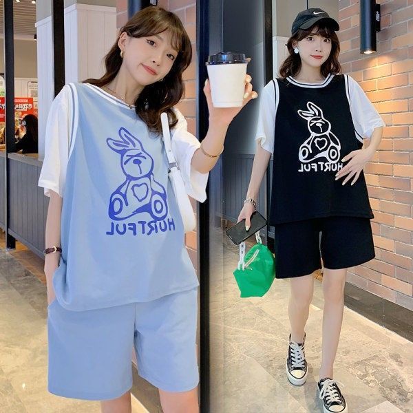 YHTN set đồ bầu Thời trang đồ bầu xinh dễ thương bigsize