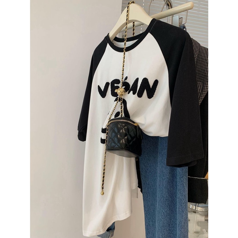 Áo Thun Tay Ngắn Chất Cotton Màu Trơn Cỡ Lớn 300KG / 240KG Phong Cách Châu Âu Thời Trang Mùa Hè Cho Nữ