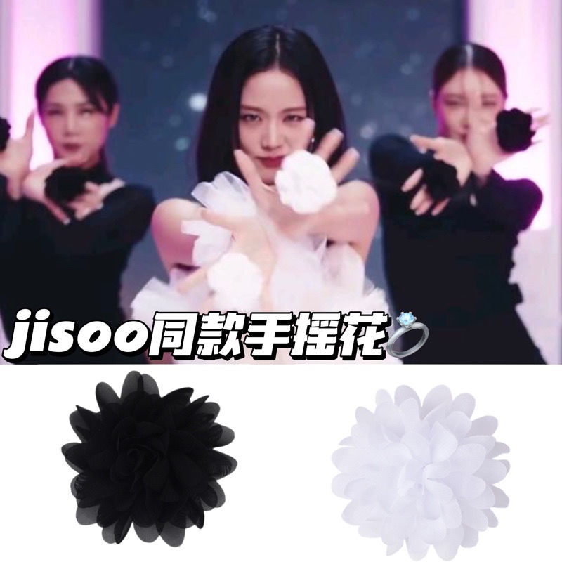 Zhixiu Nhẫn Dạng Hở Hình Hoa Bàn Tay Jisoo Múa Hoa Lắc Tay Phong Cách