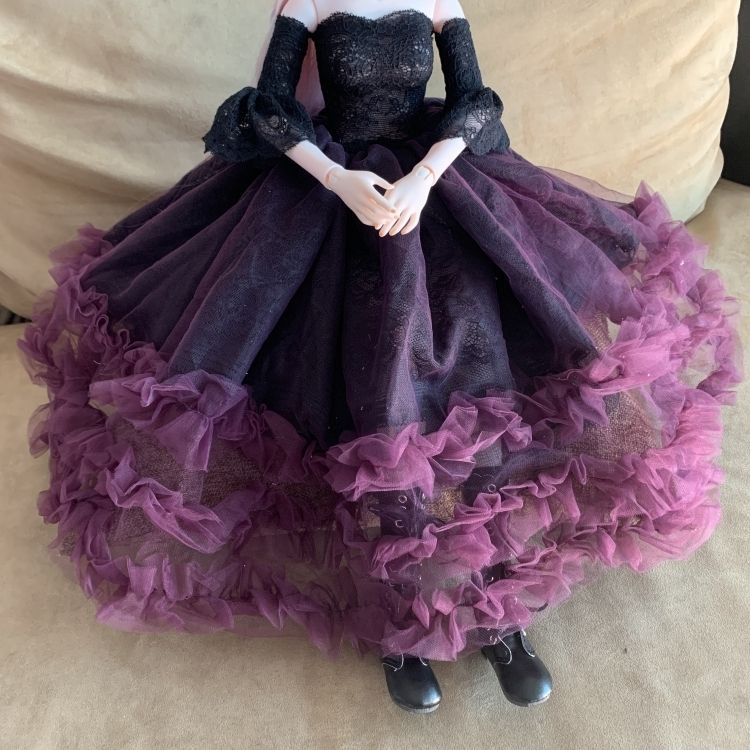 Đầm Cưới Xinh Xắn Cho Búp Bê Barbie 60cm 4.18 60cm