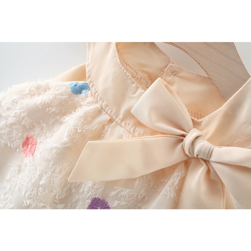 Đầm Công Chúa Không Tay In Hoa Nhỏ Nhiều Màu Sắc Thời Trang Mùa Hè Hàng Mới Dành Cho Bé Gái 0-3 Tuổi