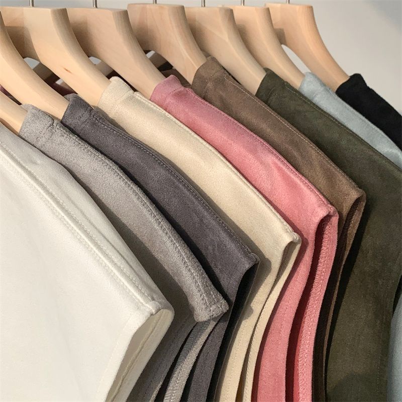 Áo Thun Không Tay Bằng Da Lộn Dáng Rộng Phong Cách Thể Thao Thời Trang Mùa Hè Hàng Mới Dành Cho Nam