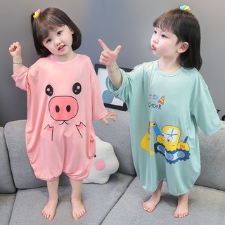 [Cao cấp ngày mai] Bộ đồ ngủ một mảnh thời trang phong cách mới dành cho bé gái
