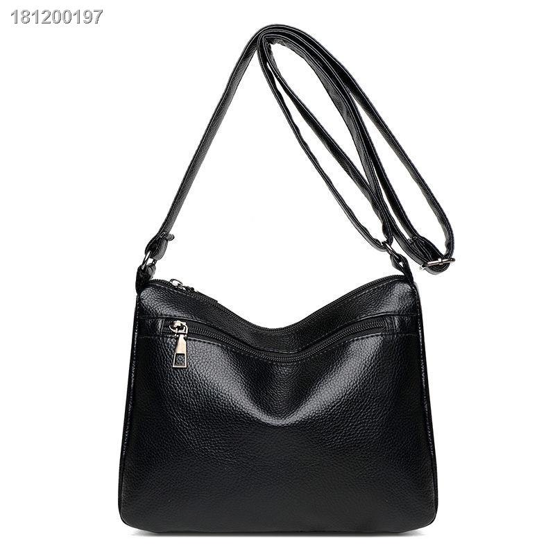 Túi Xách Da Bò Nhiều Ngăn Cỡ Lớn Thời Trang 2023 Cho Phụ Nữ Trung Niên