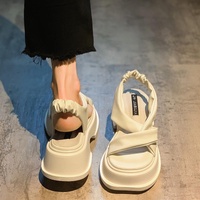 Sandal Đế Dày Chống Trượt Cao Cấp Thời Trang Theo Phong Cách Hàn Quốc