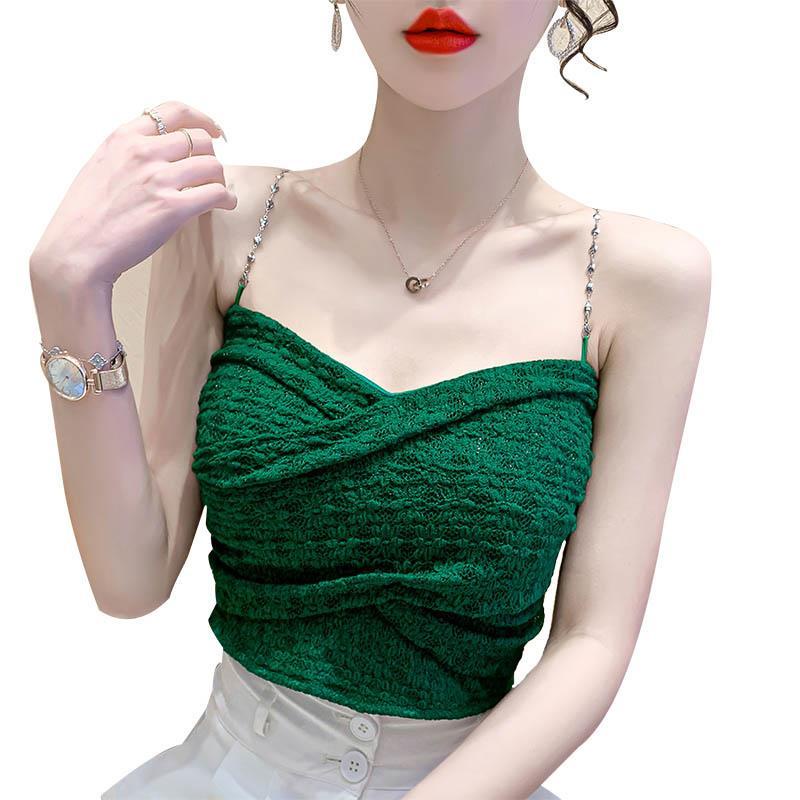 Áo Hai Dây Chéo Lưng Thời Trang Mùa Hè 2023 Quyến Rũ Cho Nữ