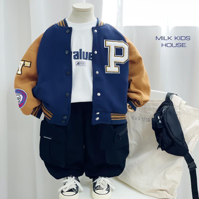 Hàng Mới Về Áo Khoác Bóng Chày Thời Trang Mới 2023 Dành Cho Bé Trai