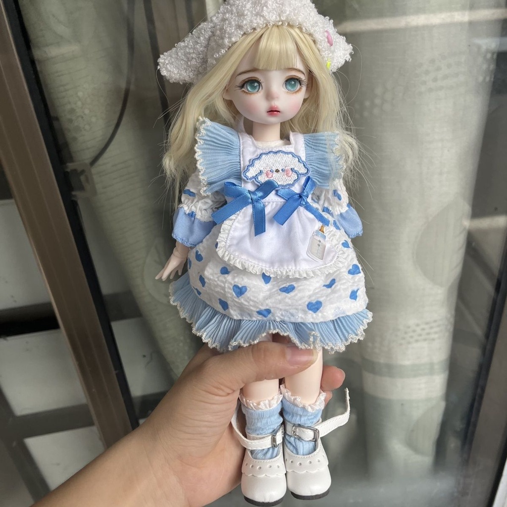 Búp Bê Mắt Thật 3D Có Khớp Nối 8.1 30cm Dễ Thương