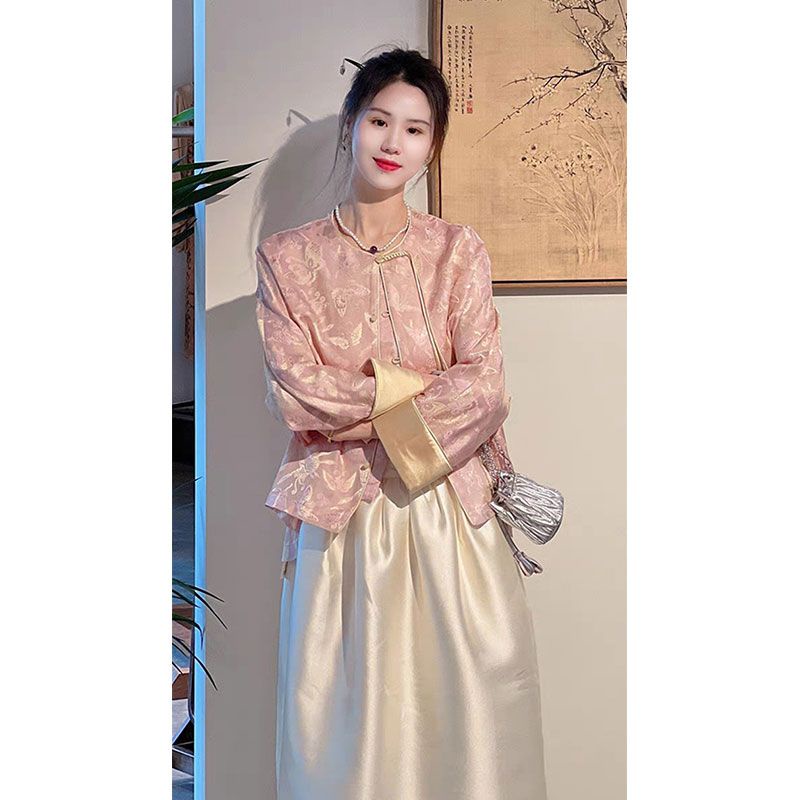 Bộ Trang Phục Hai Mảnh Cao Cấp Cảm Giác Lạnh Phong Cách Trung Hoa Mới 2023