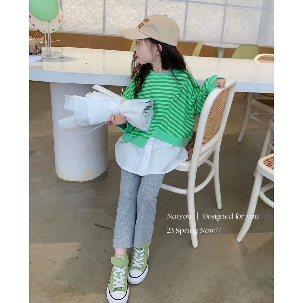Quần Dài Ống Loe Thời Trang Hàn Quốc Cho Bé Gái