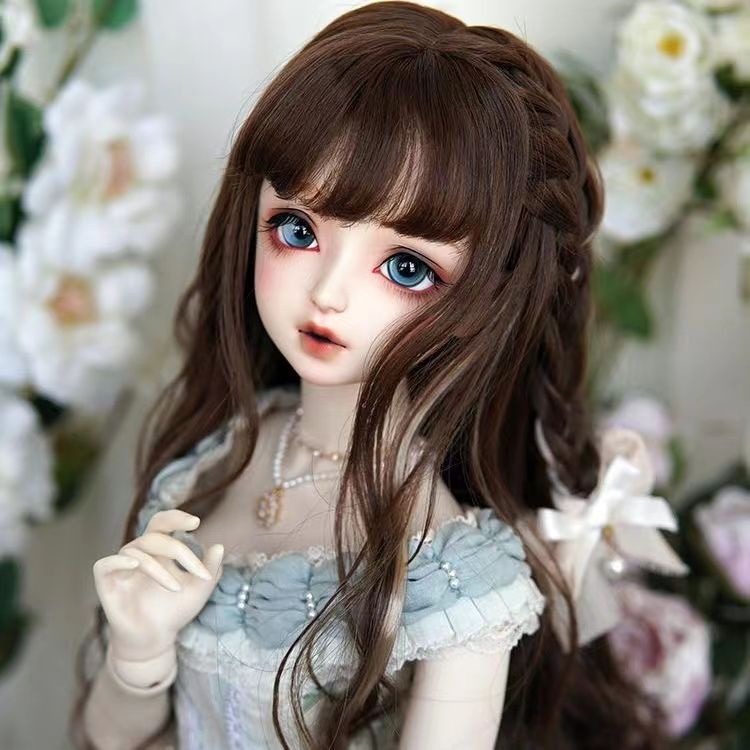 60 cm búp bê yeloli búp bê yeloli búp bê yeloli bé bjd đêm loli tóc giả barbie tóc giả 60 cm tóc giả búp bê yeloli công chúa băng giá bé bjd đêm loli tóc giả barbie tóc giả 8.14