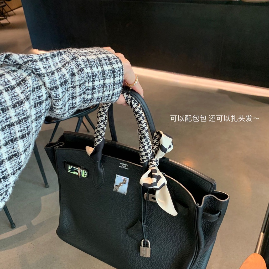 Khăn Quàng Cổ Lụa Cao Cấp Thanh Lịch Cổ Điển Pháp Hợp Thời Trang Hepburn