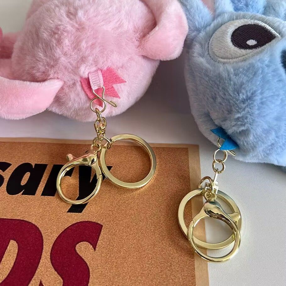 Móc Khóa Búp Bê Nhồi Bông Hình Stitch Dễ Thương