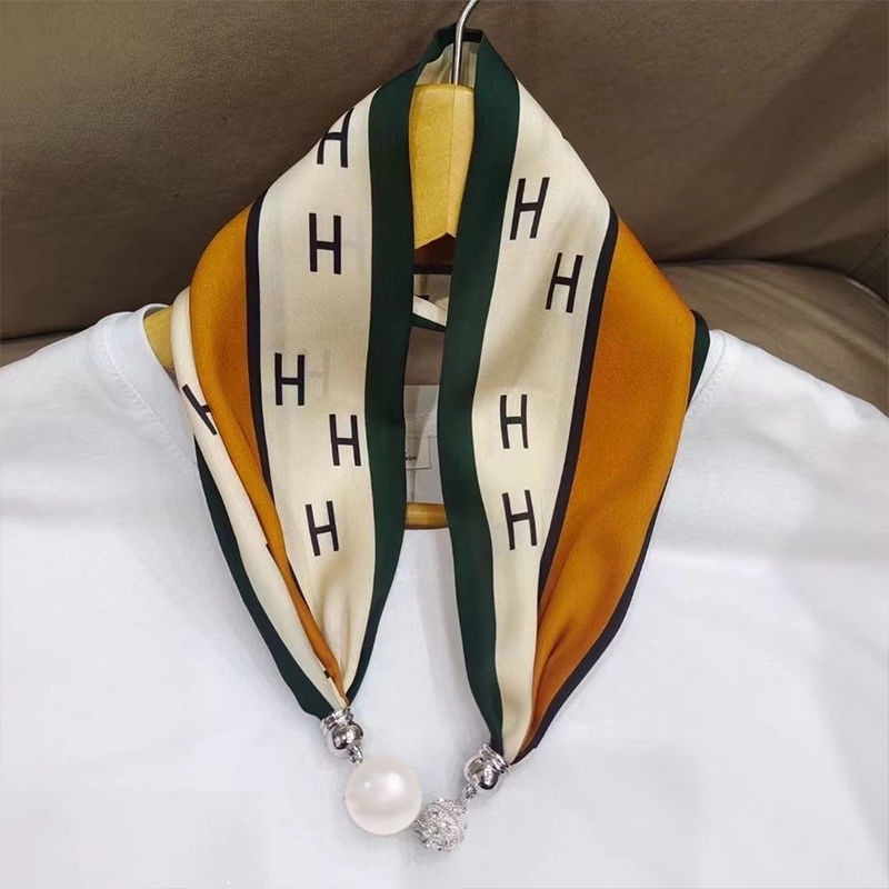 Băng Đô Cài Tóc / Khăn Quàng Cổ Khóa Nam Châm Cao Cấp Thời Trang Xuân Hè Dành Cho Mẹ Bỉm Sữa