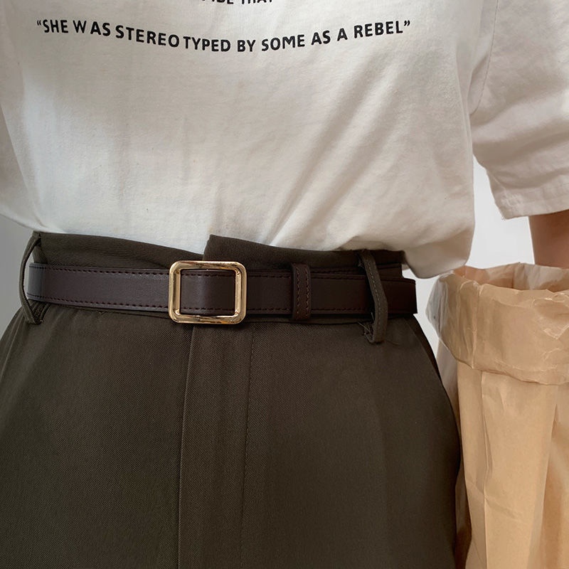 Thắt Lưng Không Xốp Kiểu retro Đơn Giản Thời Trang Mùa Hè Cho Nữ