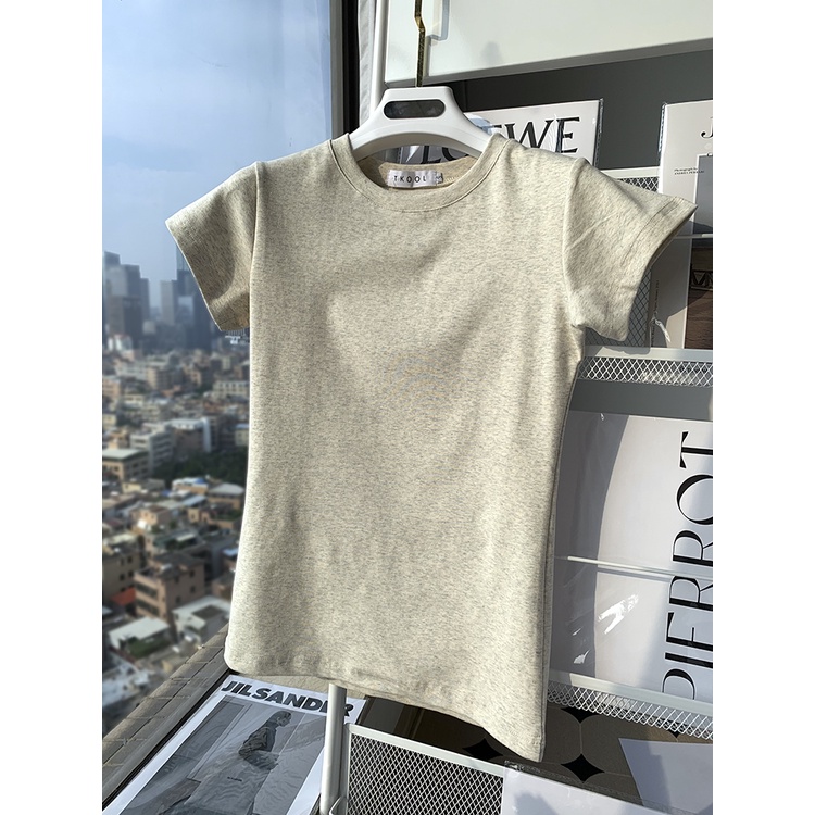 Áo Thun Cotton Chính Hãng Tay Dài / Ngắn Dáng Ôm Hở Vai Thời Trang Mùa Hè Cho Nữ