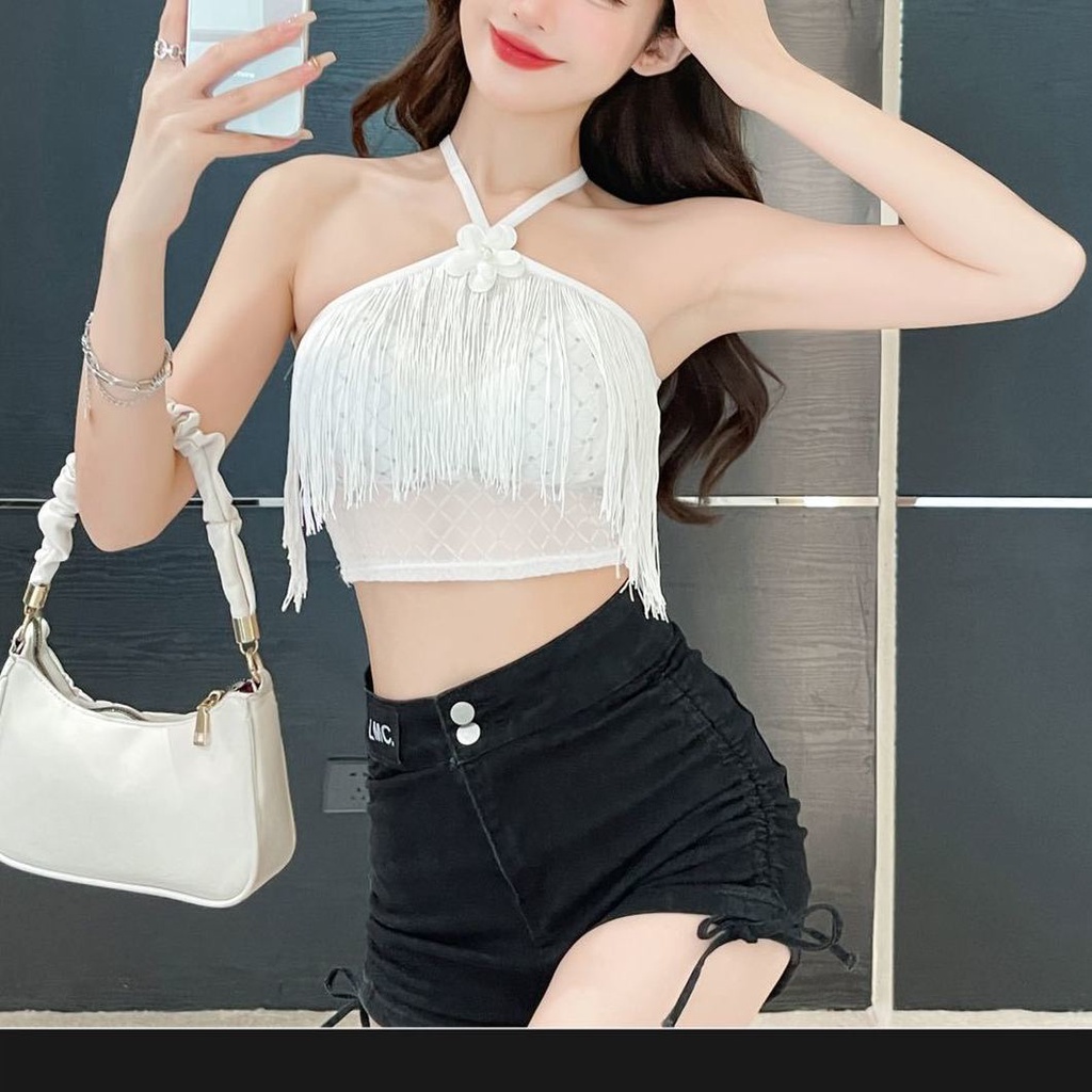 Jiashucheng Áo Ống Có Mút Đệm Ngực Chống Chói Thời Trang Quyến Rũ Cho Nữ