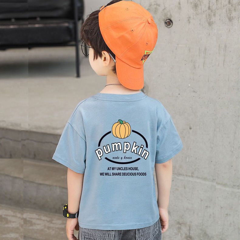 Áo Thun Tay Ngắn Dáng Rộng Thời Trang Cho Bé