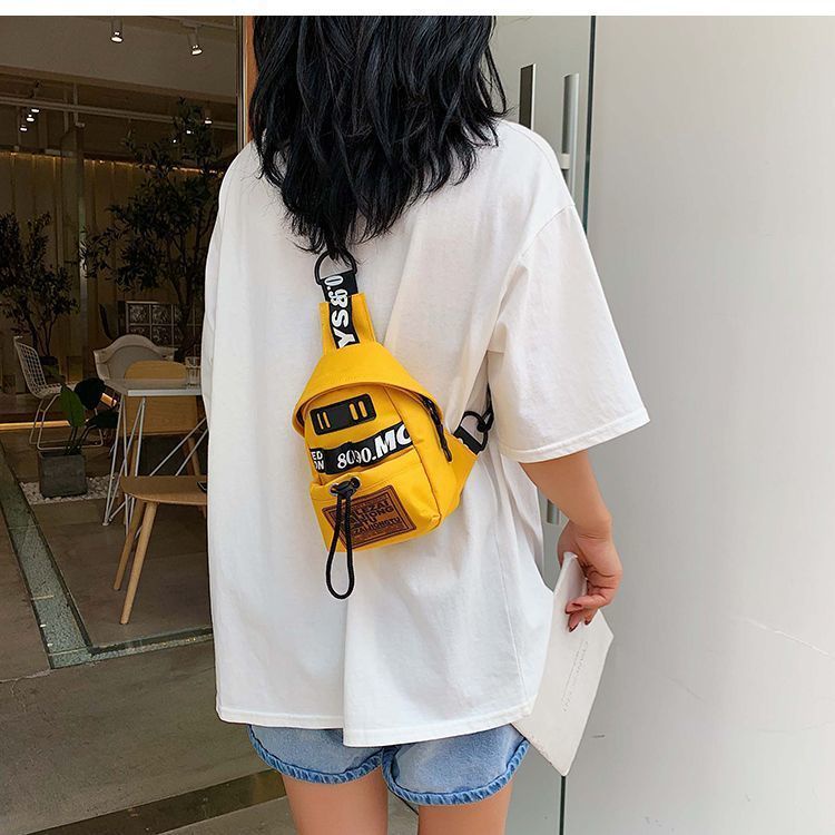 Túi Đeo Chéo Ngực Vải Oxford Nhỏ Gọn Nhẹ Đơn Giản Phiên Bản Hàn Quốc Mới