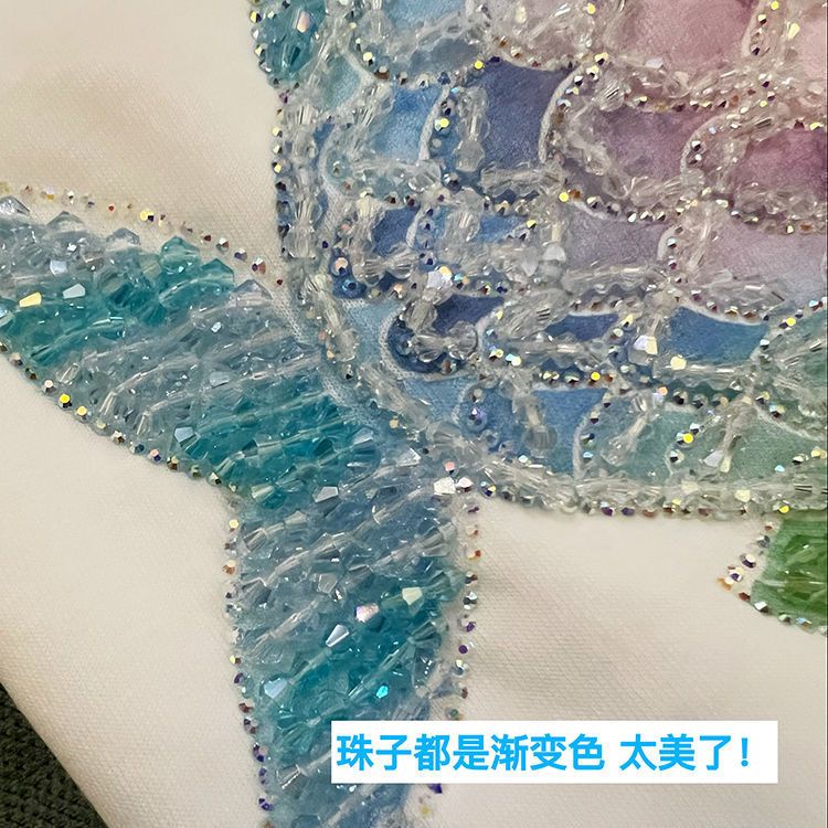 Áo Thun Dáng Rộng Đính Hạt Kim Sa Màu Trắng Phong Cách Công Nghiệp Thời Trang Mùa Hè Hàng Mới Dành Cho Bạn Nữ