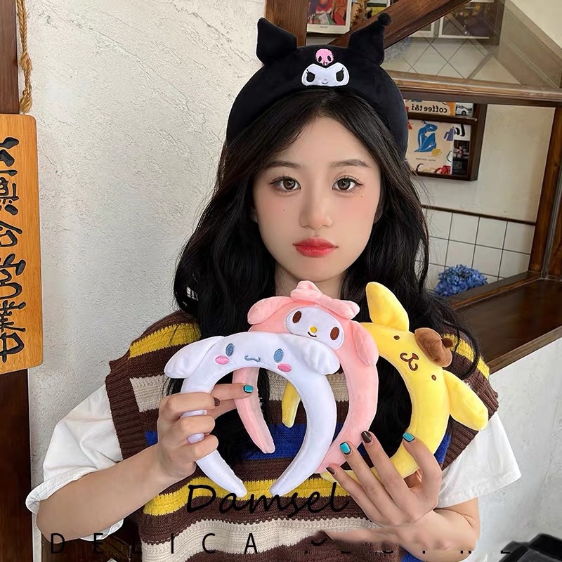 Băng Đô Rửa Mặt Vành Rộng Họa Tiết Hoạt Hình Sanrio Melody Cinnamon Dog