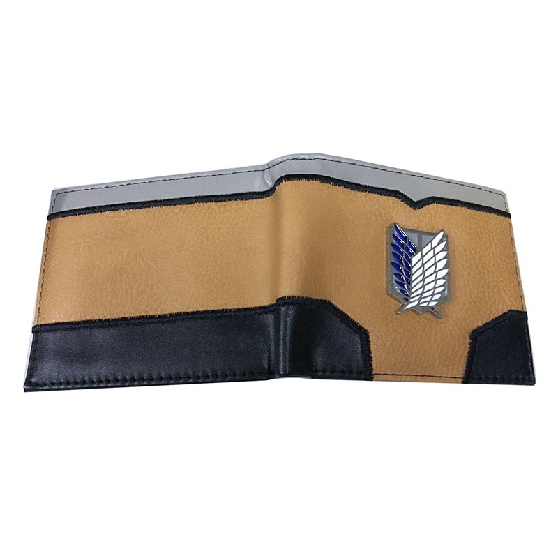 Ví Da PU In Hình Đôi Cánh Phong Cách Attack on Titan Độc Đáo