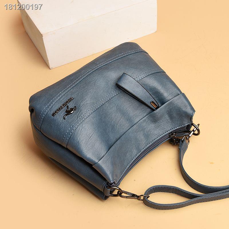 Túi Boutique Bé Gái Ba Lô Một Vai Da Thật Chính Hãng Người Cao Tuổi Trung Niên Túi Nữ 2023 Dung Tích Lớn Trung Niên Mo