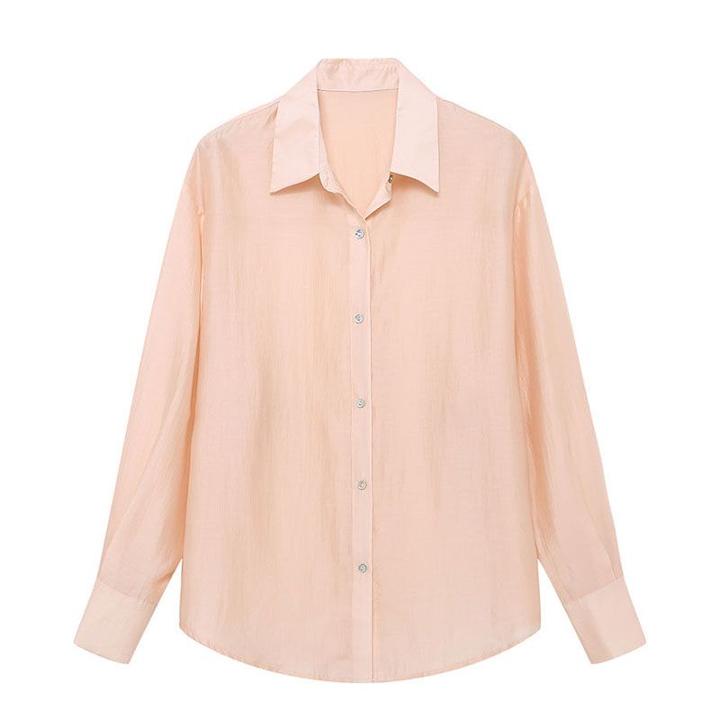 Áo Khoác Cardigan Chống Nắng Siêu Nhẹ Xẻ Lưng Màu Hồng Phong Cách Đường Phố Gợi Cảm Dễ Phối Đồ Thời Trang Xuân Hè