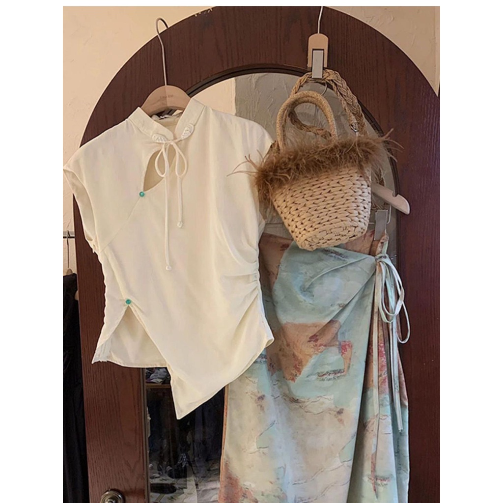 Set Áo Váy Phong Cách Trung Hoa Sang Trọng Cho Nữ 6.6