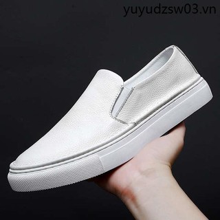 Giày lười chất liệu da thời trang cho nam