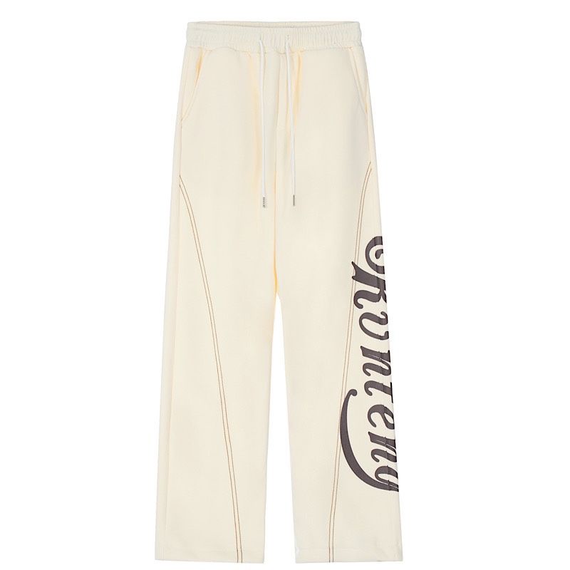 Quần Ống Rộng Dây Rút Phong Cách Đường Phố Chất Lượng Cao Phong Cách Mới Mùa Hè Cho Nữ 150kg