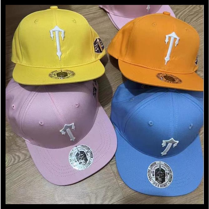 Mũ Lưỡi Trai Thêu Chữ Trapstar Phong Cách Hip Hop Cá Tính Dành Cho Cặp Đôi