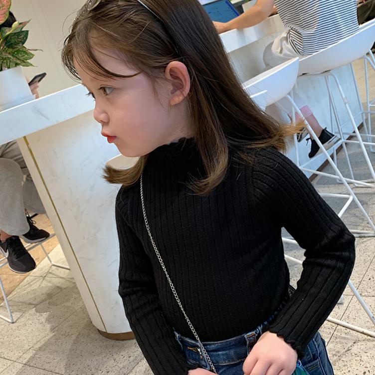 Áo Sweater Dệt Kim Dày Chui Đầu Thời Trang Thu Đông Dễ Phối Đồ Phong Cách Mới Cho Bé Gái