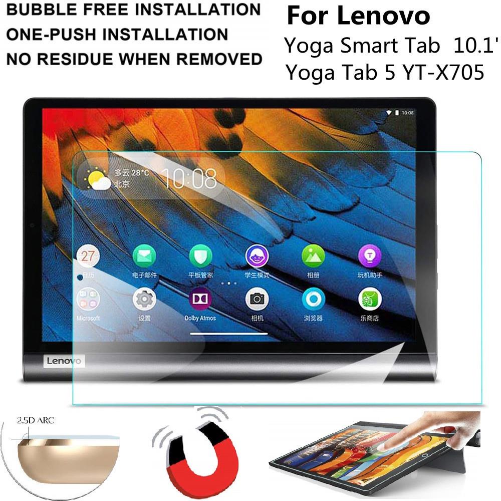Đối với kính cường lực bảo vệ màn hình flim bảo vệ màn hình cho lenovo yoga tab 5 yt-x705 máy tính bảng kính lenovo yoga smart tab 10.1 '' s