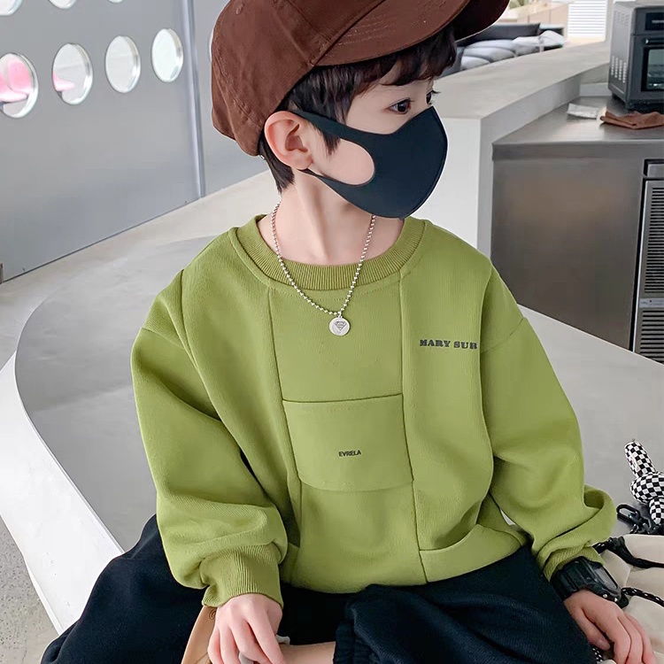 Áo Sweater Thời Trang Mới 2023 Dễ Phối Đồ Cho Bé Trai