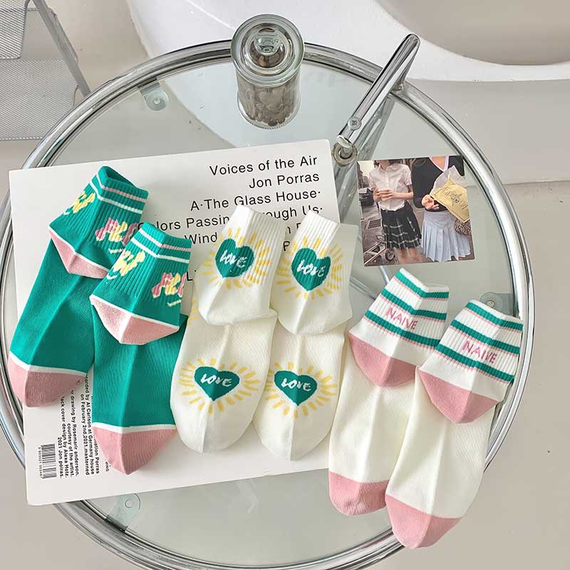 Vớ Sọc Xanh Kafu D255 Preppy