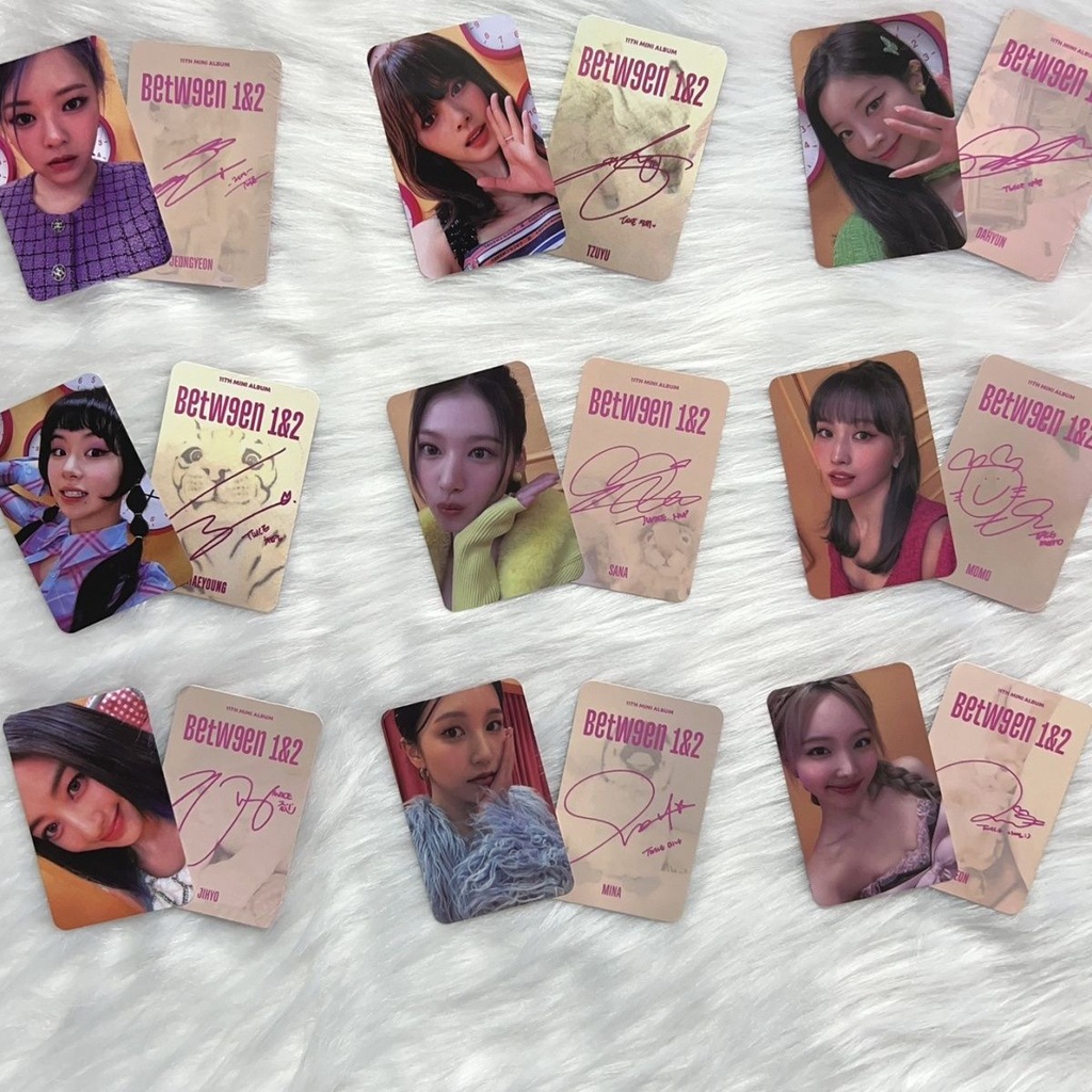 Hai Lần Từ 1 & 2 11 Thẻ Nhỏ Hai Lần Từ 1 & 2 mini 11 album zhou ziyu lin na4.12zpt