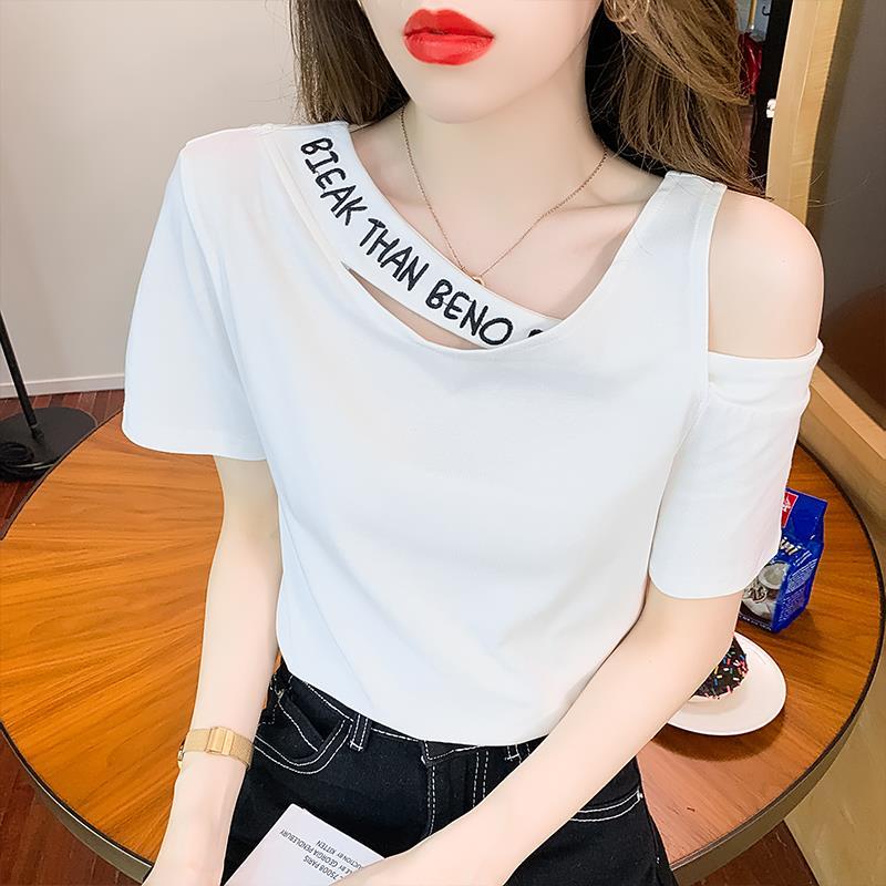 Áo Thun Nữ Ngắn Tay Hở Vai Thời Trang