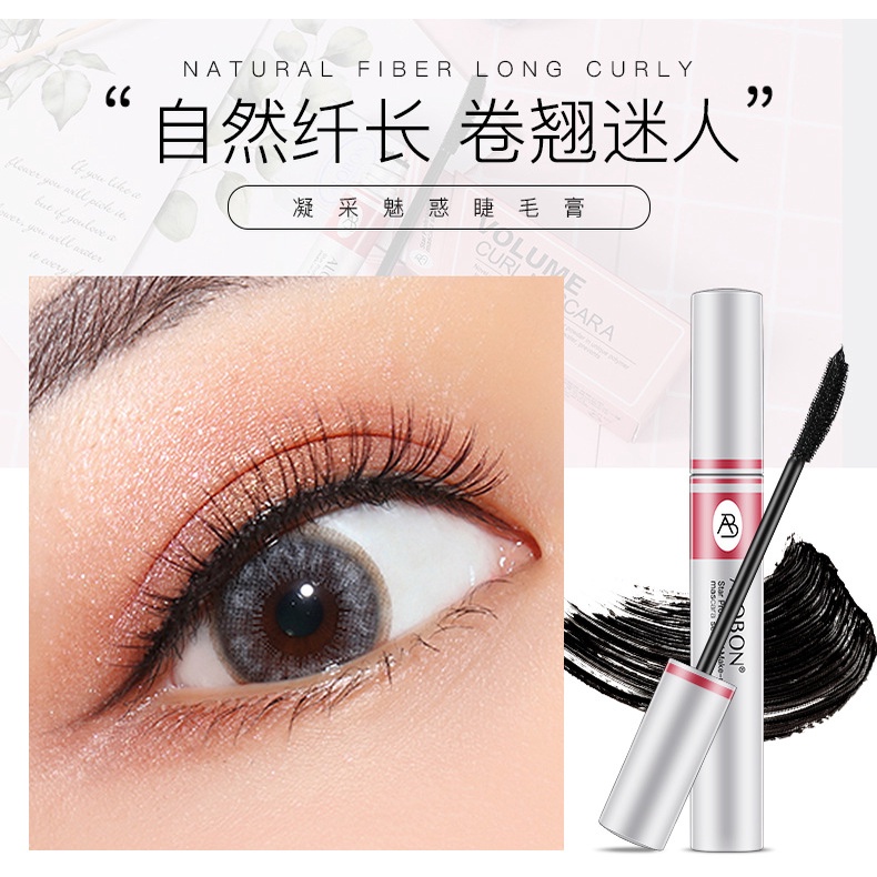 Mascara Sợi Tơ Màu Đen Chống Thấm Nước Chuốt Dài Dày Và Cong Mi