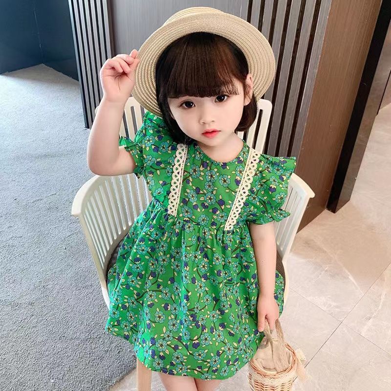 Đầm Hoa Mùa Hè Phong Cách Mới Cho Bé Gái