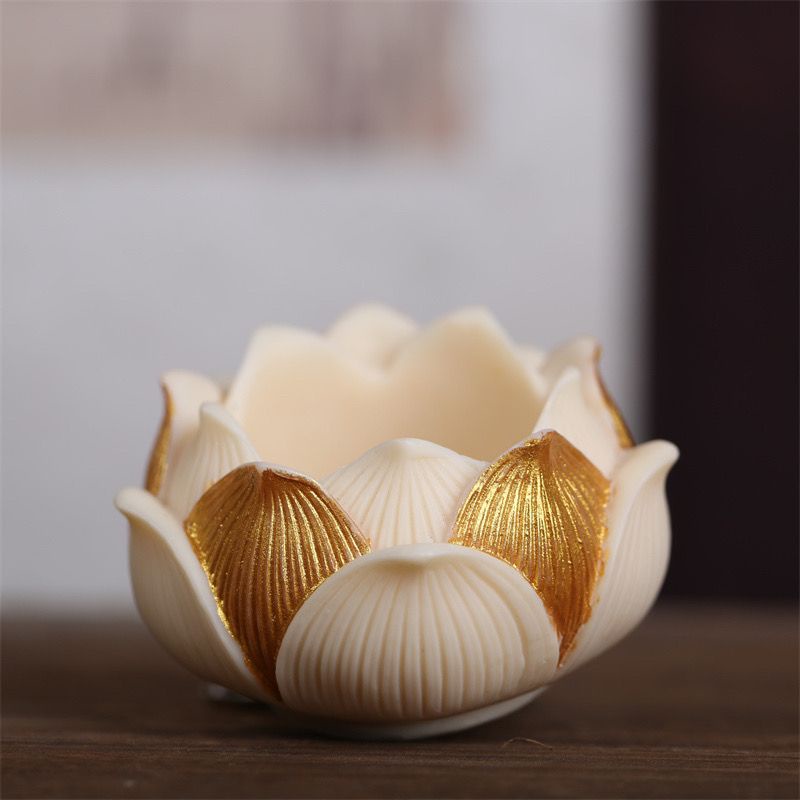 Đế Lót Ly Trà Hình Hoa Sen Phật Giáo 4.18 Dùng Trang Trí Văn Phòng