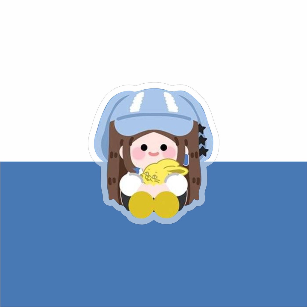 Giá Đỡ Điện Thoại Bằng Acrylic Hình Hoạt Hình Kpop NewJeans