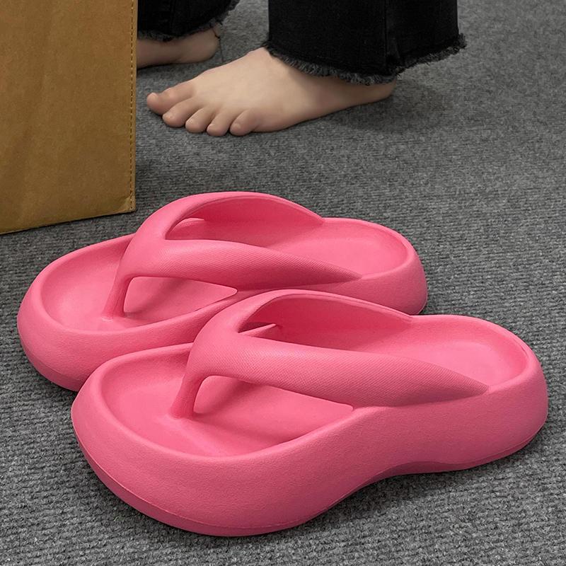 Dép Xỏ Ngón Đế Dày Chống Trượt Thời Trang Mùa Hè Dành Cho Nữ