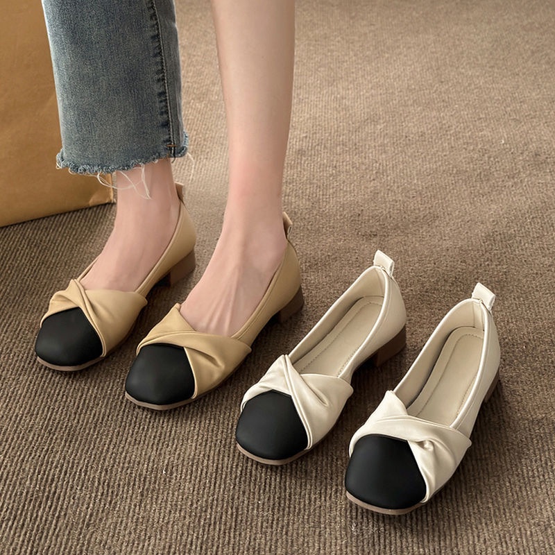 [Bán Chạy] Giày Búp Bê Đế Bằng Phong Cách Mới Cho Nữ