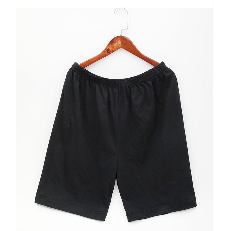 Quần Short Cotton Nguyên Chất Dáng Rộng Plus Size Không Đường May Co Giãn Thoáng Khí Thời Trang Mùa Hè Cho Nam [40% off]