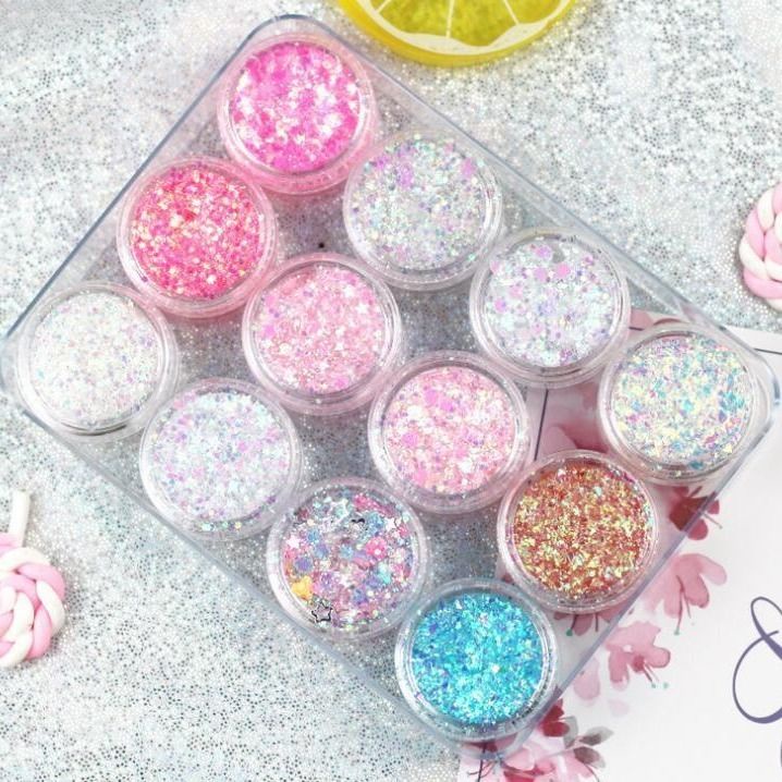 Miếng Dán Gel Kim Tuyến Lấp Lánh Trang Điểm Mắt