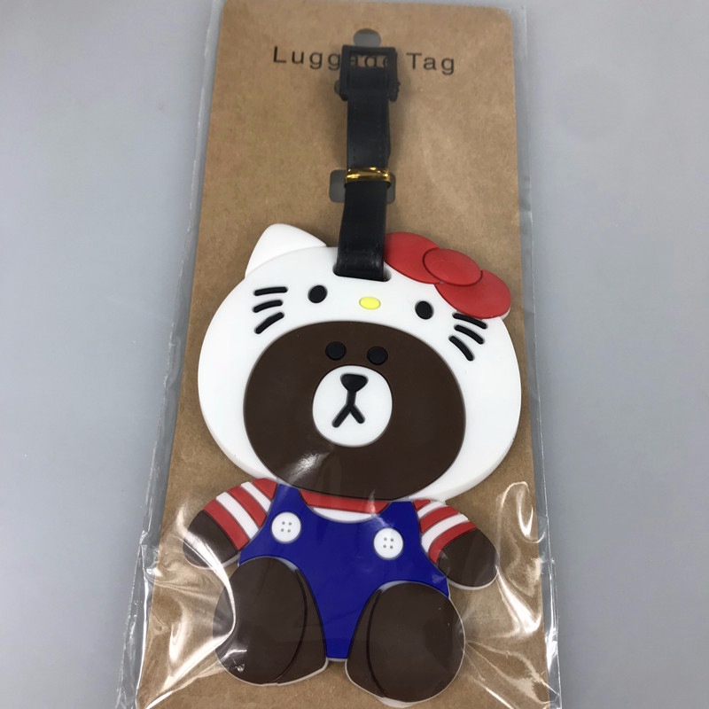 Thẻ Gắn Hành Lý Hành Lý Hình Gấu Hoạt Hình Dễ Thương