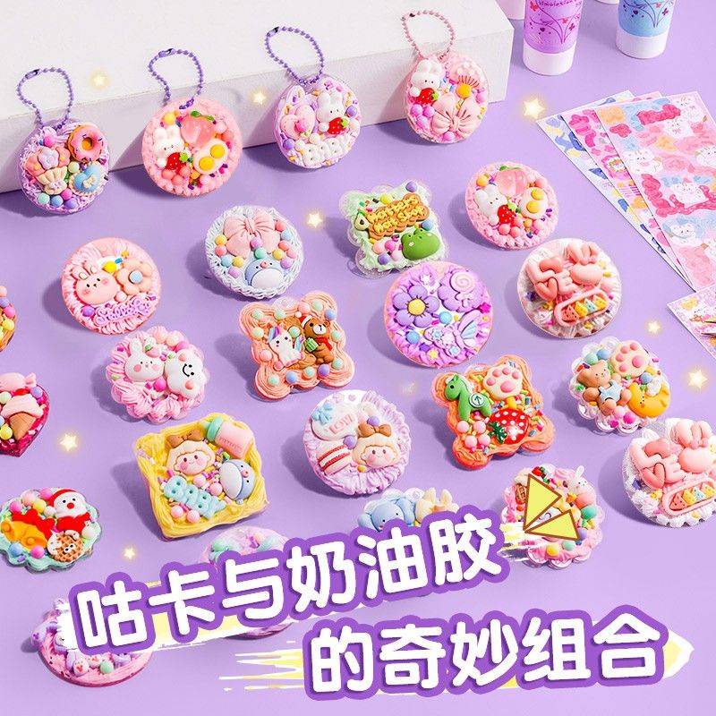 Bộ Thẻ Cuckoo Ba Lớp Kèm Keo Đựng Thẻ Cuckoo Lấp Lánh