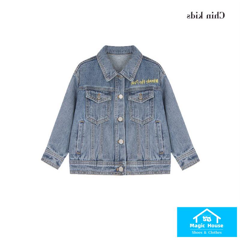 Áo Khoác Denim Thời Trang Mới 2023 Cho Bé