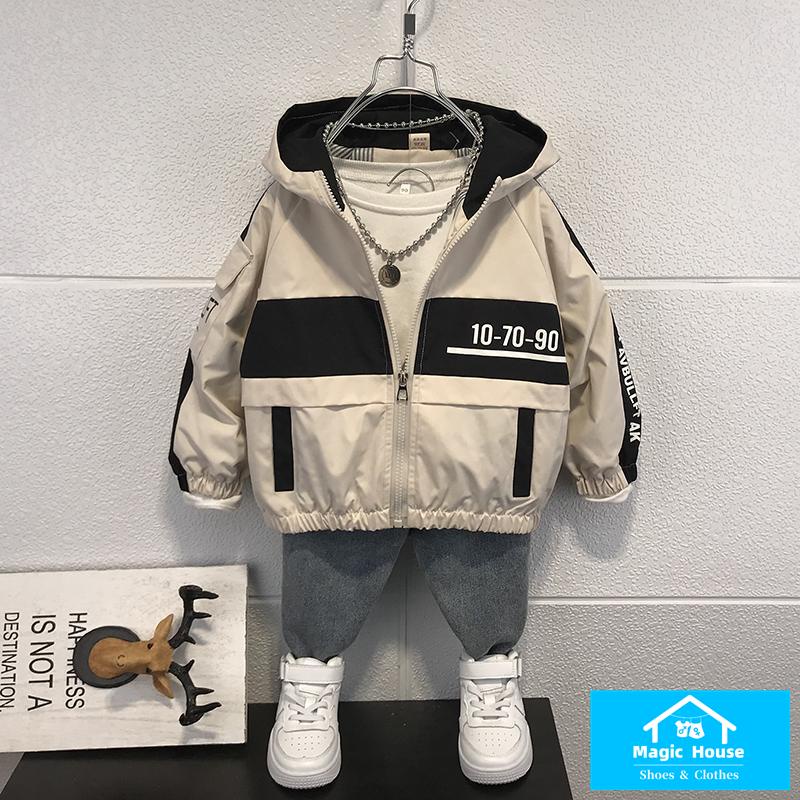 Áo Khoác Cotton Phong Cách Hàn Quốc Thời Trang Mới 2023 Cho Bé Trai